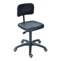 Produktbild: STIER Arbeitsstuhl Drehstuhl Stuhl Schwarz Sitzhöhe 470-660 mm PU-Sitz393