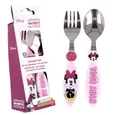 Produktbild: Disney Minnie Mouse Kinderbesteck Kinder Besteck-Set Mouse Minnie Maus 2-teilig Gabel und Löffel (2-tlg)