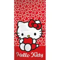 Produktbild: Hello Kitty Hearts Badehandtuch, Strandtuch 70*140cm (Schnelltrocknend)