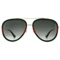 Produktbild: Gucci Sonnenbrille GG0062S 003 Gold Grün Rot Grün Gradient