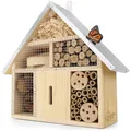 Produktbild: WILDLIFE HOME Insektenhotel Naturbelassen & Wetterfest, Insektenhaus Bienenhotel
