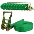 Produktbild: Baumarktplus 10x TrutzHolm® Ratschen Spanngurt Spanngurte Zurrgurt 1-tlg 6m 2t 2to 2000kg TÜV/GS GRÜN