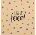 Produktbild: HOME FASHION Papierserviette Lass uns feiern, (20 St), 33x33cm