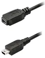Produktbild: Transmedia Mini USB B Verlängerung; USB Mini Stecker 5polig auf USB Mini B Buchse 5polig, C 158 K
