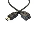Produktbild: Transmedia USB 2.0 Mini B Verlängerung (USB Mini Stecker 5polig auf USB Mini B USB-Kabel