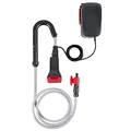 Produktbild: WALTER Li-Ion-Akku Regenfasspumpe 18 V, ideal zum Ab-/Umpumpen von Regenwasser & für Gartenbewässerung, 2 m langes Kabel, max. Durchflussmenge 1800 l/h, max. Höhe ca. 17,5 m, inkl. Ladegerät und Akku