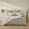 Produktbild: Curt Bauer Mako-Brokat-Damast Bettwäsche-Garnitur Love Farbe agave Größe 135x200+80x80