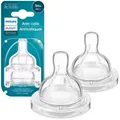 Produktbild: NEU Philips Avent Flaschensauger SCY76202 1m+ Silikon Anti Kolik BPA frei