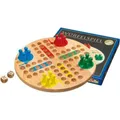 Produktbild: Philos 3303 - Ludo Würfelspiel groß 40 x 40 cm Brettspiele Kassette Holz Würfel