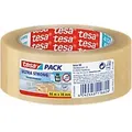Produktbild: tesa Verpackungsklebeband Leise abrollbar tesapack Ultra Strong Transparent 38 mm (B) x 66 m (L) PVC (Polyvinylchlorid) 4124