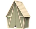 Produktbild: Spielhaus EXIT 114 x 124 cm Holz, grün