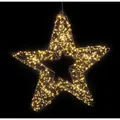 Produktbild: Lunartec 3D-LED-Lichterstern, Firework-Effekt, 960 LEDs, warmweiß, IP44, 38 cm