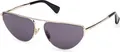 Produktbild: MaxMara MM0122 32A shiny pale gold 58/15/135 Damen Sonnenbrillen