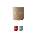 Produktbild: Design Letters Lieblingsbecher Beige SCHATZ Tasse | Weihnachten, Weihnachtsdeko, Weihnachtsgeschenke für Frauen, Männer | Kaffeetassen Weihnachtsgeschenke Kleinigkeiten | Kaffeebecher Porzellan
