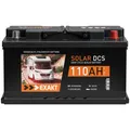 Produktbild: Solarbatterie 110Ah 12V EXAKT DCS Wohnmobil Versorgung Boot Solar Batterie 100Ah