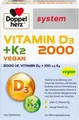 Produktbild: DOPPELHERZ Vitamin D3 2000+K2 system Tabletten, 120 St