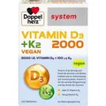 Produktbild: DOPPELHERZ Vitamin D3 2000+K2 system Tabletten, 120 St PZN 14063820