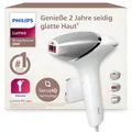 Produktbild: Philips Lumea IPL 8000 Series - IPL Geräte Haarentfernung für bis zu 2 Jahre seidig-glatte Haut¹ mit 3 Aufsätzen für Körper & Gesicht, Alternative zur Laser-Haarentfernung (BRI946/00)