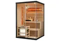 Produktbild: Artsauna Sauna Vantaa 120, BxTxH: 120 x 120 x 190 cm, 5 mm, 2 große Salzsteine, Ambientebeleuchtung, inkl. Ofen und Saunasteine