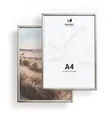 Produktbild: Heimlich Bilderrahmen Alu in DINA4 & DINA3 & 50x70 mit Acrylglas, Metall Bilderrahmen Set, für 2 Bilder (Doppelpack)