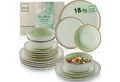Produktbild: SÄNGER Tafelservice Rio Geschirrset (18-tlg), 6 Personen, Steingut, Handmade, Mintgrün, Erweiterbar, VALUE COLLECTION