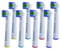 Produktbild: OneBuy24 - Aufsteckbürsten kompatibel mit Oral-B elektrischen Zahnbürsten - Kompatibel mit Precision Clean, Vitality, Professional Care, (8 Stück)