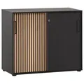 Produktbild: Aktenschrank Hank Schwarz/Eiche Artisan