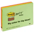 Produktbild: Post-it® Haftnotizblock Post-it Haftnotiz 7100043257 149 mm x 98 mm Neongrün, Neonorange, Ult