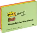 Produktbild: Post-it Haftnotiz 7100043257 149mm x 98mm Neongrün, Neonorange, Ultrapink, Ultragelb 180 Blatt