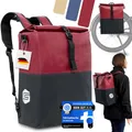 Produktbild: Forrider 3in1 Fahrradtasche für Gepäckträger mit Rucksack & Umhängetasche 100% wasserdicht [27L] Gepäckträgertasche Fahrrad | Fahrradtasche und Rucksack für Gepäckträger Tasche | E-Bike Pannier Bag