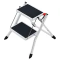 Produktbild: Hailo MK60 Mini Klapptritt weiß 2 Stufen