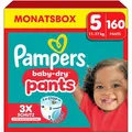Produktbild: Pampers Windeln Baby-Dry Pants, Größe 5, 12-17 kg, mit Stop und Schutz Täschchen, 160 Stück