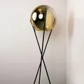 Produktbild: s.luce Stehlampe, Gold, Glas, Rund,Rund, 40x160x40 cm, Lampen & Leuchten, Innenbeleuchtung, Stehlampen, Stehlampen
