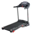Produktbild: MOTIVE FITNESS by U.N.O. Laufband Speed Master 1.8 M (mit/ohne Unterlegmatte) (Soft-Drop-Klappmechanismus), bis max. 18 km/h, klappbar, mit Steigung, 120 kg max. Benutzergewicht