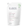 Produktbild: EUBOS BASIS PFLEGE | Flüssig Wasch + Dusch Nachfüllbeutel | Milde Waschlotion für empfindliche Haut | Gegen unreine Haut | pH-hautneutral | Hautverträglichkeit dermatologisch bestätigt | 400ml