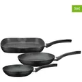 Produktbild: GSW 3tlg. Pfannen-Set ''Gourmet'' in Schwarz