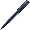 Produktbild: Lamy safari dark dusk Tintenroller – zeitlos klassicher Stift mit ergonomischem Griff & Strichbreite M - Gehäuse aus robustem ASA-Kunststoff – mit Tintenrollermine M 63 in schwarz
