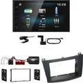 Produktbild: Kenwood DMX-125DAB DAB+ USB Bluetooth MP3 Einbauset für Mazda 3 BL
