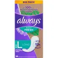 Produktbild: always Slipeinlagen Daily Fresh Long, normal, ohne Duft, aus Bio-Baumwolle, 38 Stück