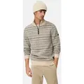 Produktbild: camel active Troyer aus reiner Lammwolle Langarm (1-tlg) Markenlabel braun L (50)