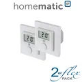Produktbild: 2er Set - Homematic IP Wandthermostat mit Schaltausgang - für Markenschalte