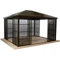 Produktbild: Pavillon, Metall, 427x296x362 cm, wetterbeständig, rostfrei, Sonnen- & Sichtschutz, Pavillons & Pergolas, Pavillons