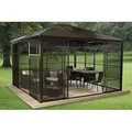 Produktbild: Sojag Pavillon Castel 12x14,bronze,362 x 427 x 296 cm (L x B x H)