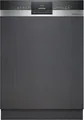Produktbild: Siemens SN53ES02BD (edelstahl) Teilintegrierter Einbau-Geschirrspüler 60 cm
