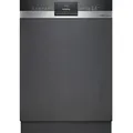 Produktbild: SIEMENS Teilintegrierter Geschirrspüler SN53ES02BD, 60 cm, Gebürsteter Stahl
