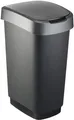 Produktbild: Rotho Papierkorb Swing 50 Liter TWIST - schwarz