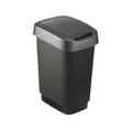 Produktbild: 7610859135421 ROTHO Twist Silver - mülleimer – 50l rotho