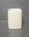 Produktbild: Cubic Natur Beige Zahnputzbecher Steinzeug mit matter Oberfläche.