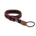 Produktbild: C-Rope Kamera Handschlaufe The Claw aus handgeflochtenem Paracord. Kameragurt mit Schnellverschluss-System (Red Dots)