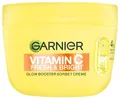 Produktbild: Garnier Vitamin C Fresh & Bright Glow Booster Sorbet Creme – Gesichtspflege mit 4% Niacinamid & Vitamin C für strahlenden Glow – Feuchtigkeitscreme gegen dunkle Flecken & Pigmentflecken – 85ml
